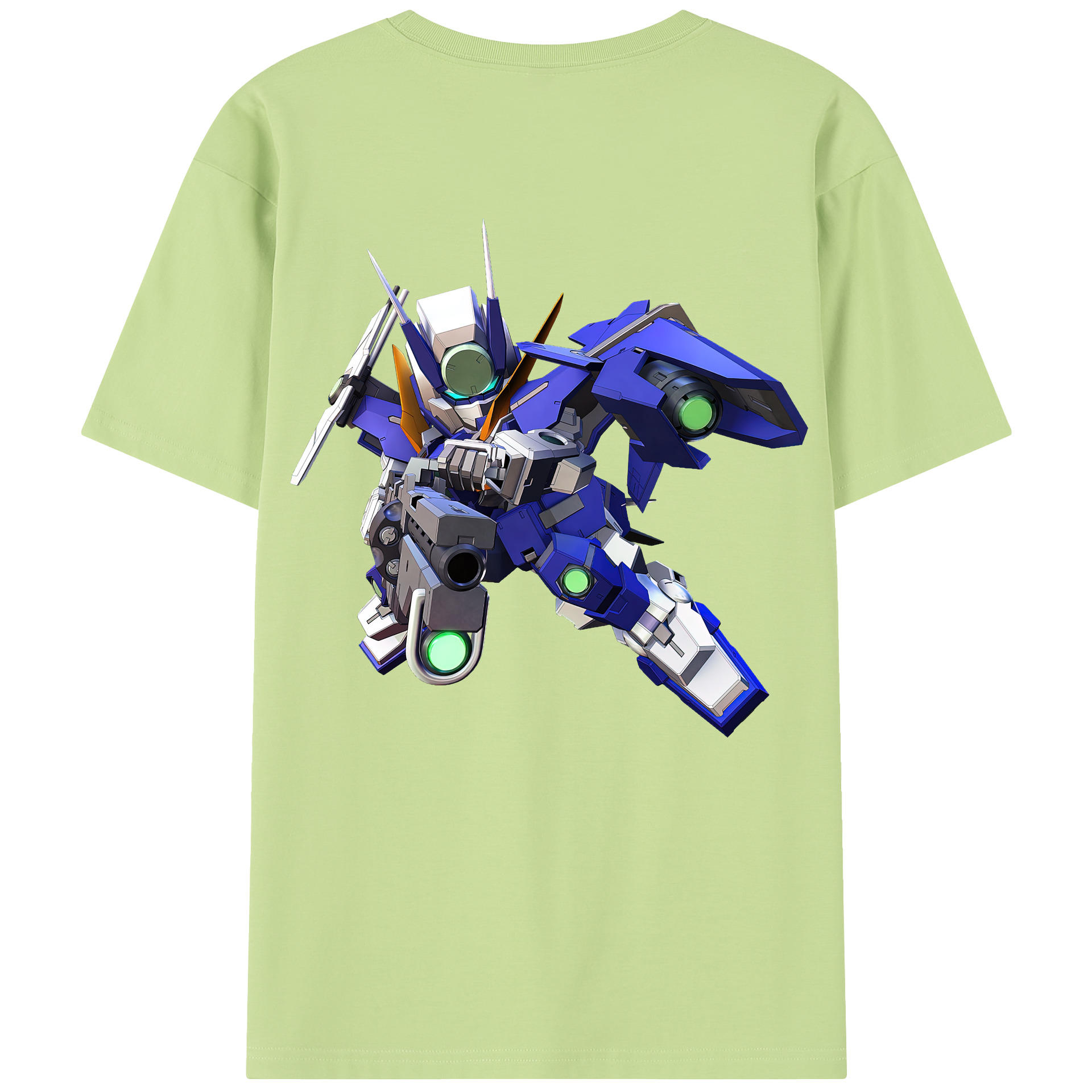 （画像用） 機動戦士ガンダム Mobile Suit Gundam 綿100％半袖Tシャツ（背面プリント）